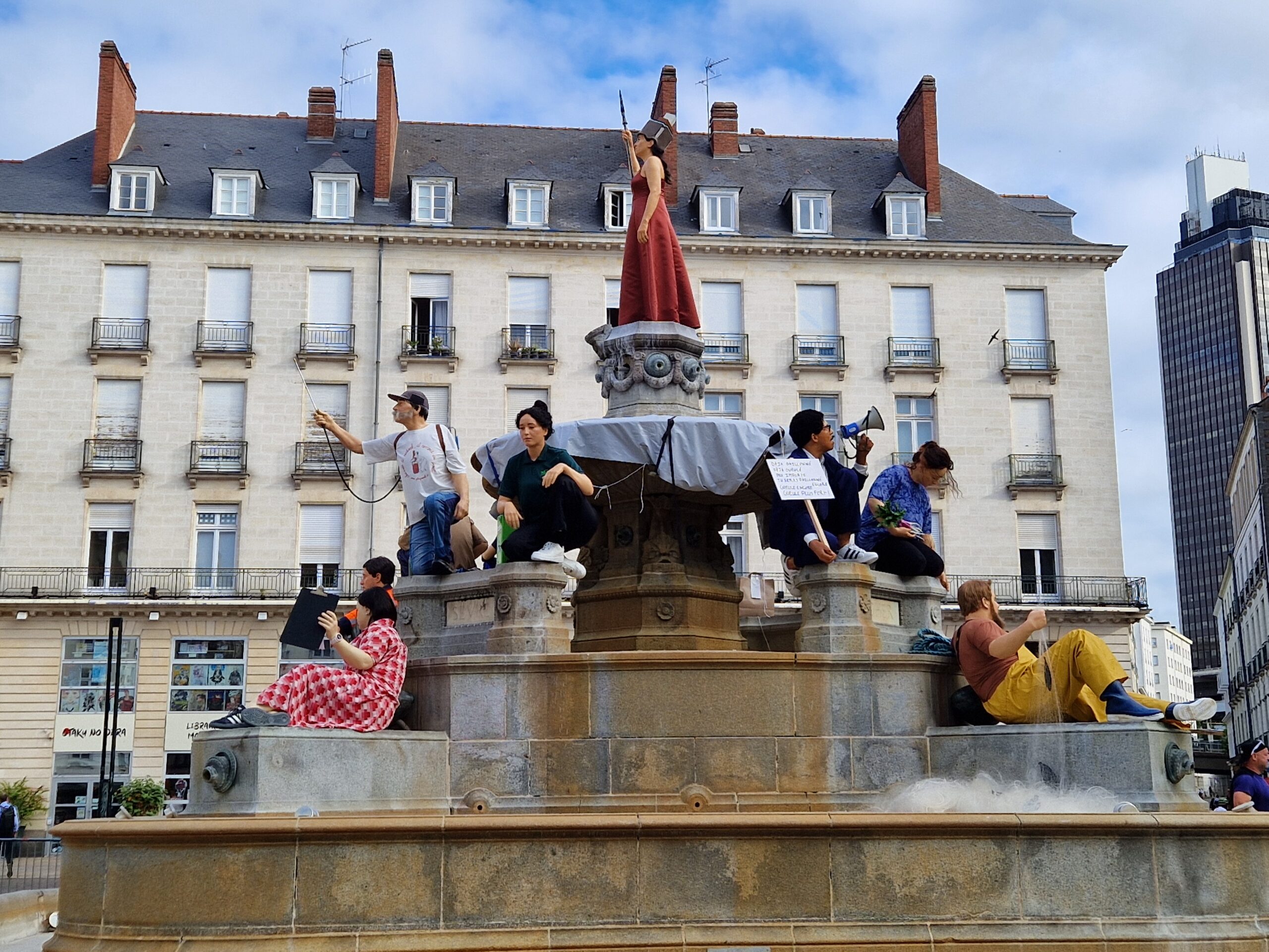 Clôtures Doc Atlantique installées sur un événement estival à Nantes
